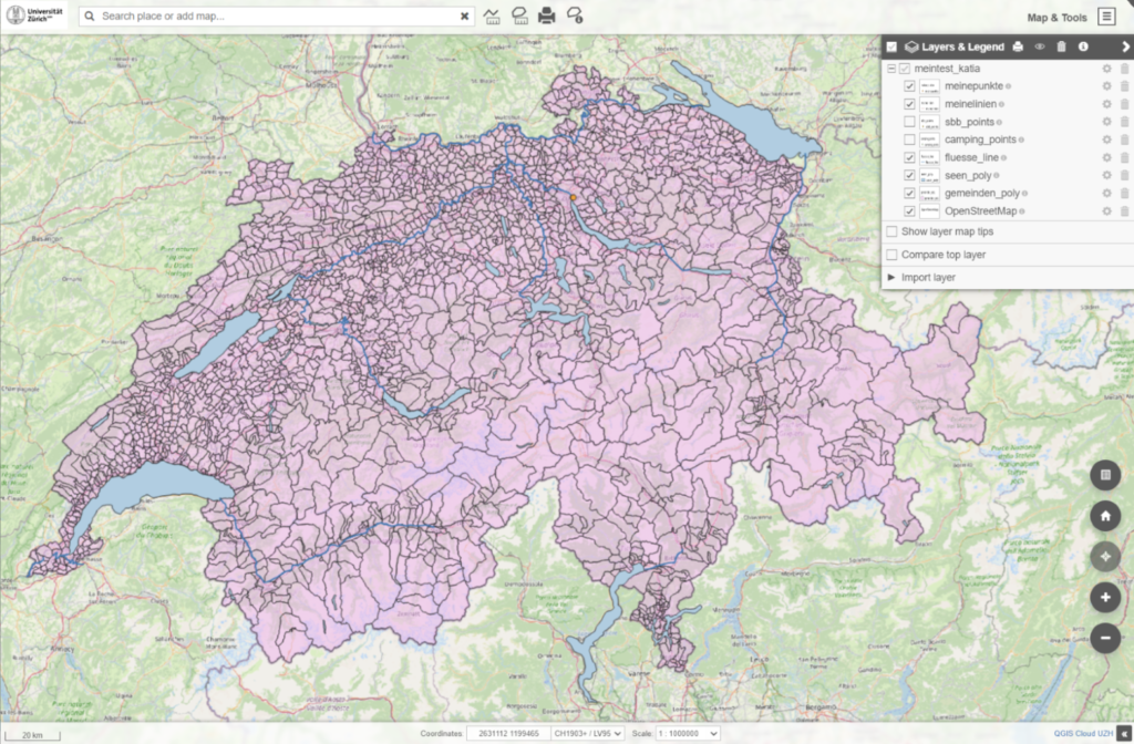 QGIS Cloud: Teile deine Karten und Geodaten
